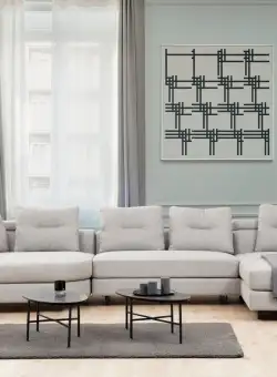 Coltar Padova gri deschis