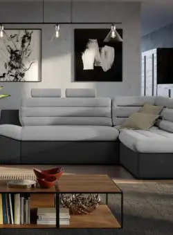 Coltar Quinn Gri Deschis / Gri Antracit