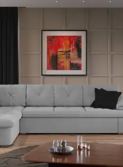 Coltar Roma + 1 loc Gri Deschis