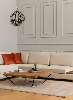 Coltar Tulip pe stanga bej