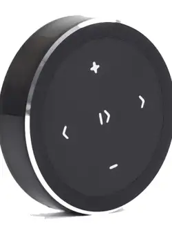 Comenzi Volan Wireless Techstar® Negru, Bluetooth, Control Media pentru Navigatii Android, Telefon, Tableta, Oprire Ecran