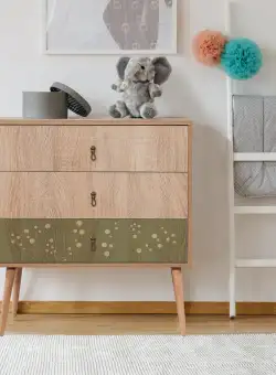 Comoda City Trio Dresser 2, Multicolor, 90x40x80 cm