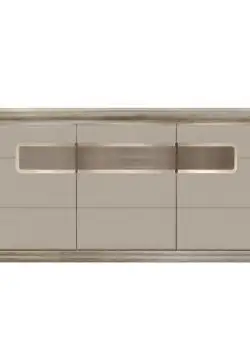 Comoda Cu 3 Usi Tiziano Bej Antic, 193.4 Cm