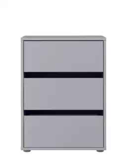 Comoda Interior Dulapuri Delicate Cu 3 Setare, Gri, 51 Cm