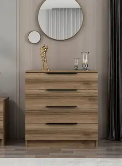 Comoda Kale Plus - 7913, Nuc, 73x42x77 cm