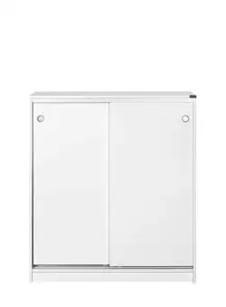 Comoda Multifunctionala Adore Diamond, 2 usi glisante, 5 rafturi, 91 x 105 x 37 cm