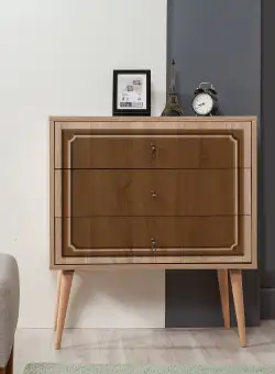 Comoda Trio Dresser 11, Sonoma, 90x40x80 cm