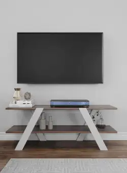 Comoda TV April alb/nuc