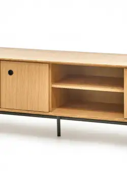 Comoda TV Smart RTV-1 stejar natural/negru