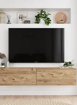 COMODA TV ST1 - GW, Stejar, 140x29.1x31.6 cm