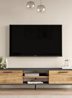 COMODA TV ST1 - GW, Stejar, 160x39.1x35 cm