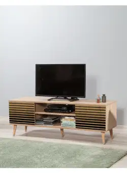 COMODA TV Truva - TV Stand 11, Stejar Sonoma, 50x40x140 cm