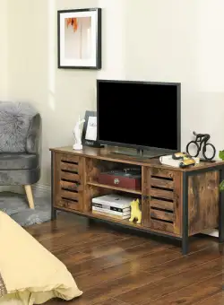 Comoda Tv Vintage Cu 2 Usi Si 1 Polita, 110 Cm