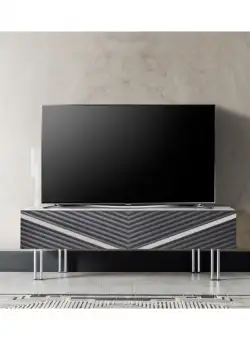 Comoda TV WELS, cu sertare, antracit, 140x38x49 cm