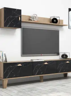 COMODA TV wer, Stejar, 178x34,6x44,8 cm