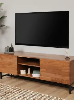 COMODA TV Wood - Walnut, Nuc, 41x50x150 cm