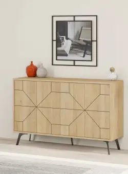 Consola Dune stejar L123 cm - H62,4 cm