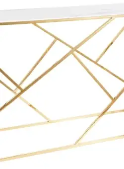 Consola Escada C II Marmura alba/Gold - H78