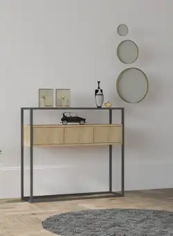 Consolă Ra, Safir, 90x70x34 cm