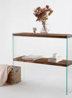 Consola Venedik, Nuc, 30x80x90 cm