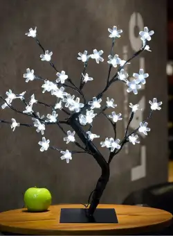 Copacel de Craciun, 36 LED Cherry, Blossom Bonsai