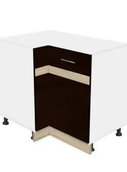 Corp colt inferior YANA, 1 usa, corp alb, fronturi sonoma inchis + deschis, 90x62x77 cm