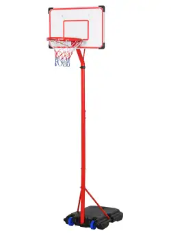 Cos baschet, portabil, reglabil, 69x69x216-261,5 cm HOMCOM | Aosom RO