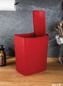 Cos Bin TRN-182-01, Roșu, 17x25x12 cm