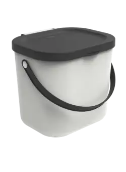Cos colectare selectiva alb Rotho Albula 6 L