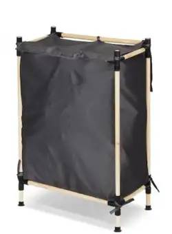 Cos de rufe lemn+material textil,75 cm, Seowood