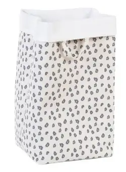 Cos depozitare panza Childhome 32x32x60 cm, Leopard