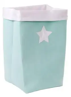 Cos depozitare panza Childhome 32x32x60 cm, Menta