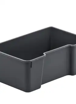 Cos organizator pentru cutii depozitare plastic negru Rotho Evo Total 11L si 15L