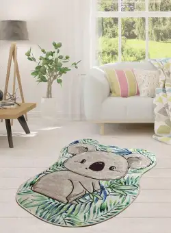 Covor de Copii Koala Shape, Multicolor