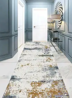 Covor de Hol, Bucataria Gastado, Lavabil, Antiderepant, Multicolor