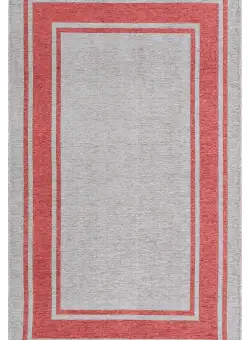 Covor Maze Home NOA Reversibil, Lavabil, Rosu - Gri