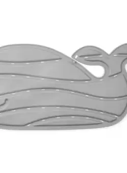 Covoras de baie antiderapant in forma de balena Skip Hop Moby (Gri)
