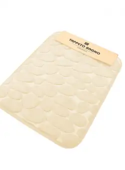 Covoras memory, STONE, 35x50 cm, bej