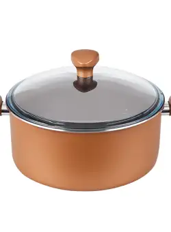 Cratita antiaderenta cu capac Fest Cinnamon 26 cm 6L