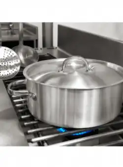 Cratita fara capac inox Pujadas Inox Pro 28 cm 6.8 L