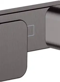 Cuier baie dublu Hansgrohe AddStoris negru periat