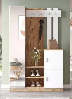 Cuier Swappy, Stejar, 114x180x38 cm