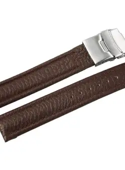 Curea Ceas Piele Naturala Maro 16mm - 24mm WZ394