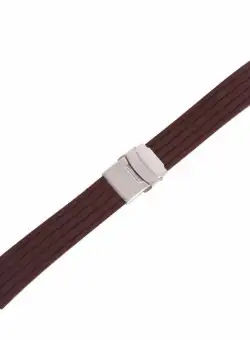 Curea Ceas Silicon Maro Inchidere Fluture 18mm 20mm 22mm 24mm