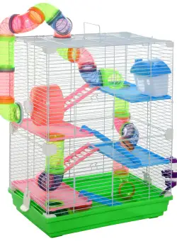 Cusca cu 5 niveluri pentru rozatoare PawHut, 46x30x58 cm | Aosom RO
