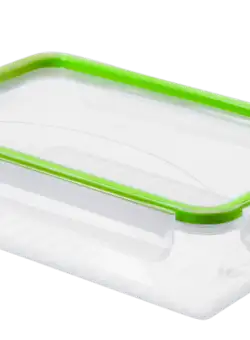 Cutie alimentara rectangulara plata Rotho Click & Lock 1.5 L