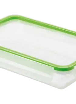 Cutie alimentara rectangulara plata Rotho Click & Lock 1000 ml