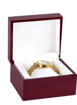 Cutie ceas LEMN Cires depozitare pentru 1 ceas