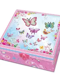 Cutie cu accesorii pentru fetite, Pecoware, Carton, diverse accesorii, Multicolor