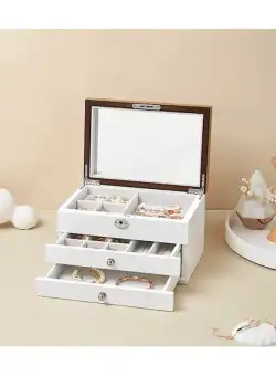 Cutie De Bijuterii Din Lemn, 25 Cm